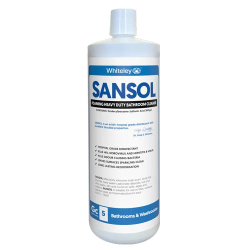 Whiteley SANSOL Foaming Heavy Duty Bathroom Cleaner