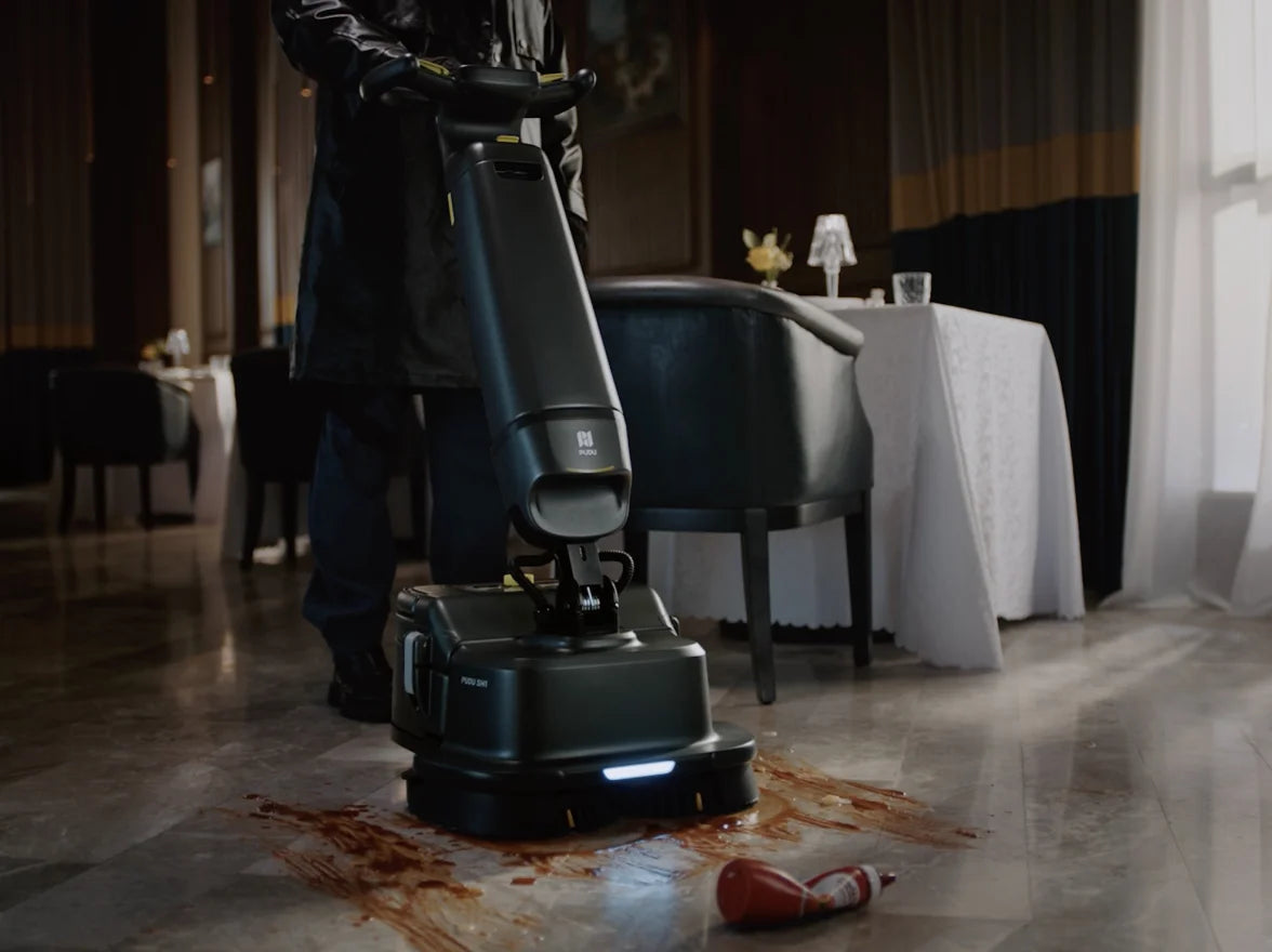Sweepers Australia PUDU SH1 – Smart Upright Scrubber Dryer