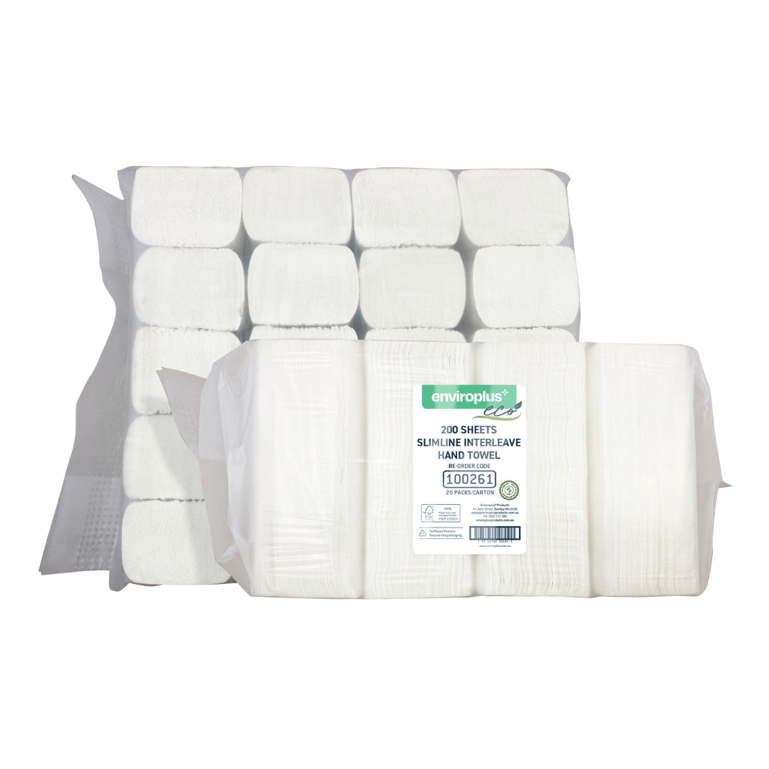 Abco Enviroplus Slimline Interleaved Hand Towel Eco Carton 4000