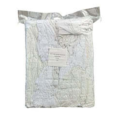 White Colour Mixed Towel Rags Bag with Handle 10KG