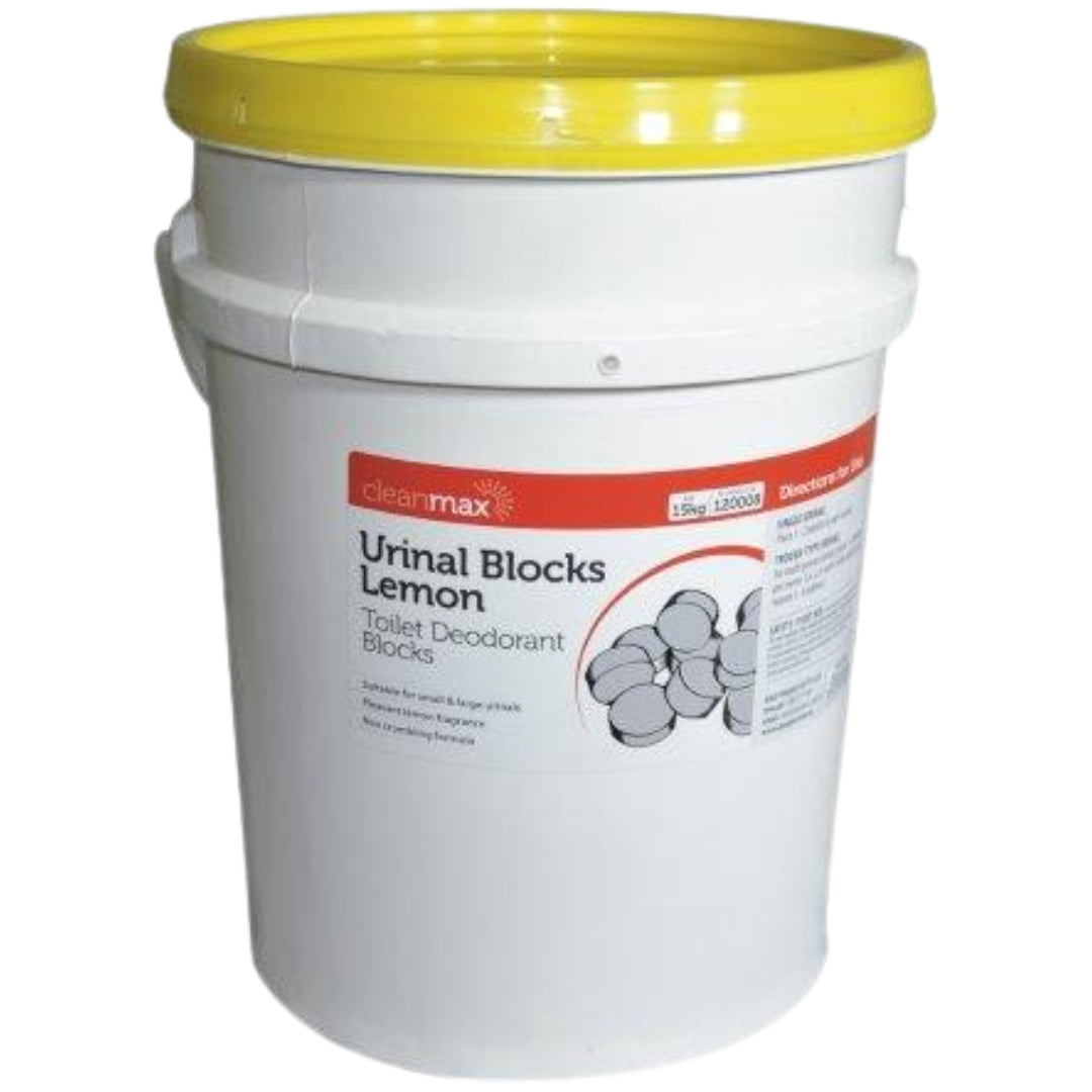 Cleanmax Urinal Blocks Lemon 4kg Each