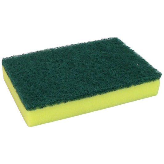 Cleanmax® Sponge Scourer Green 100 X 150mm Each