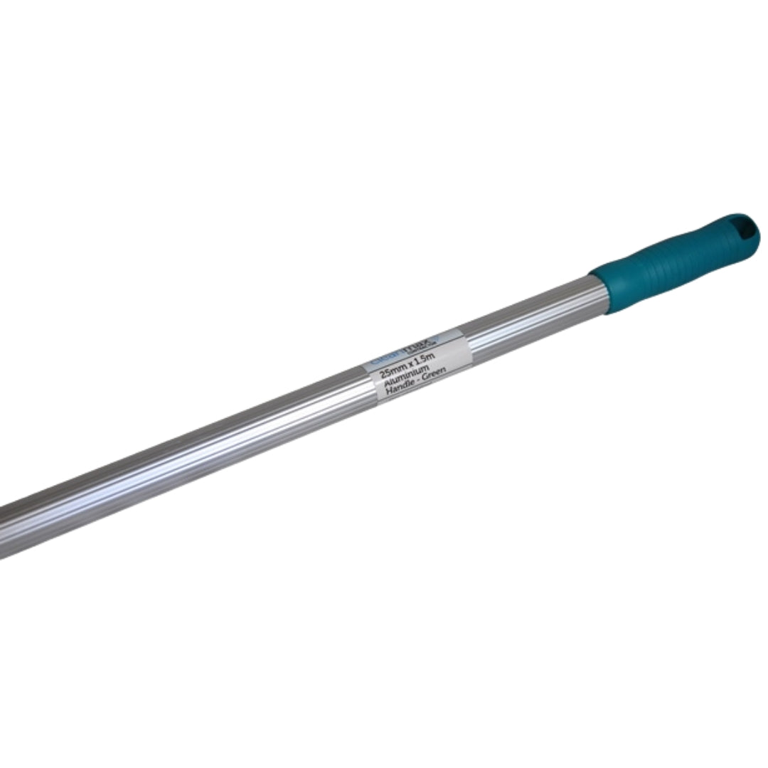Cleanmax Aluminium Handle Contractor Blue 25mm x 1.5m Each