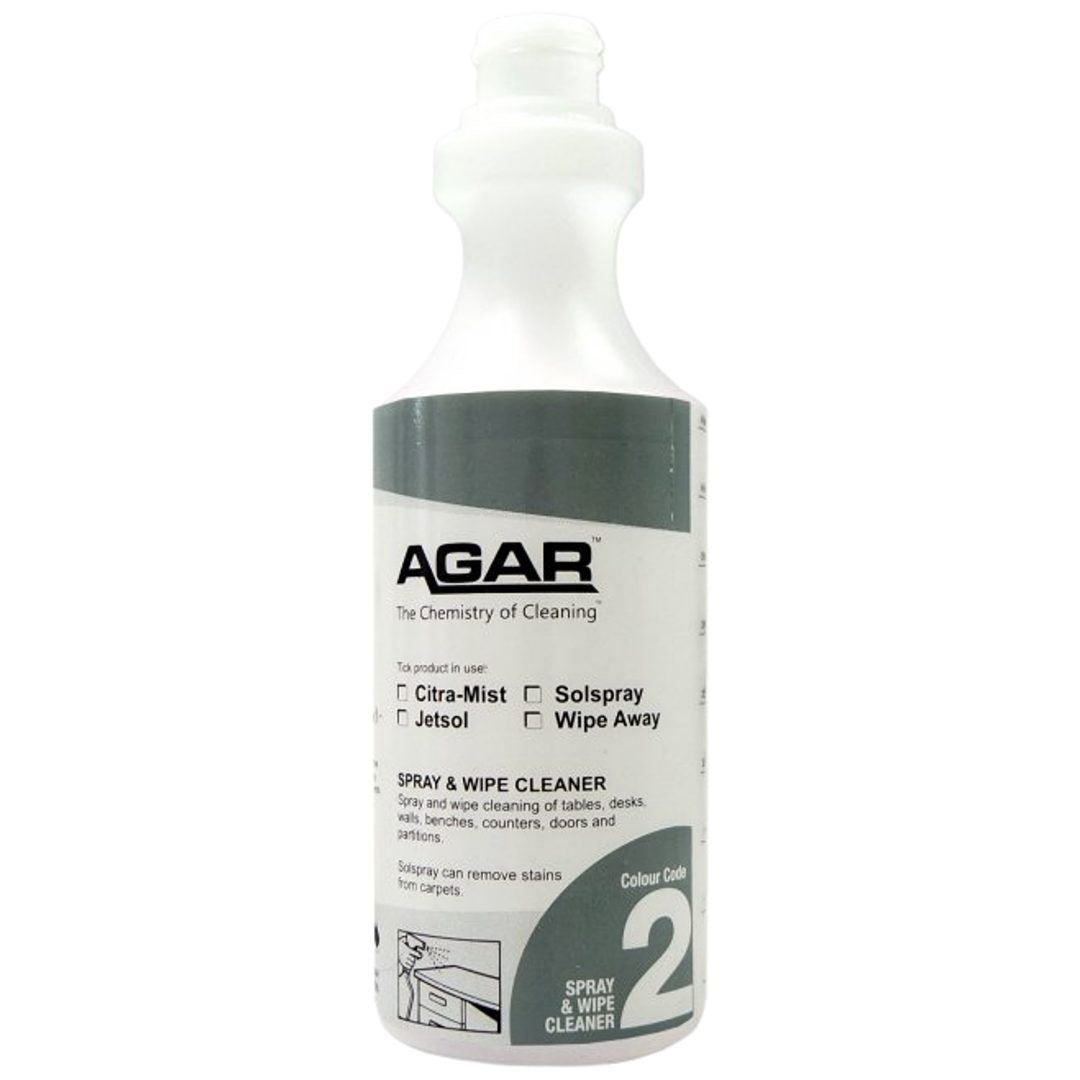 Agar Spray & Wipe Cleaner Spray Bottle 500ml