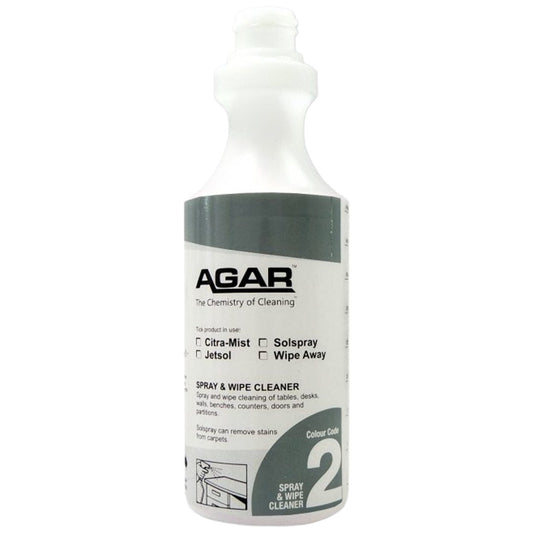 Agar Spray & Wipe Cleaner Spray Bottle 500ml