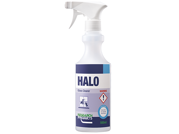 Research Products Halo Glass Cleaner Spray Bottle and Trigger