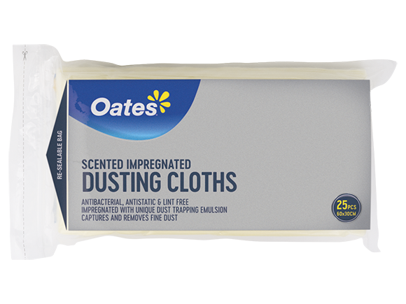 Oates Scented Impregnated Dusting Cloths - 25 Pack