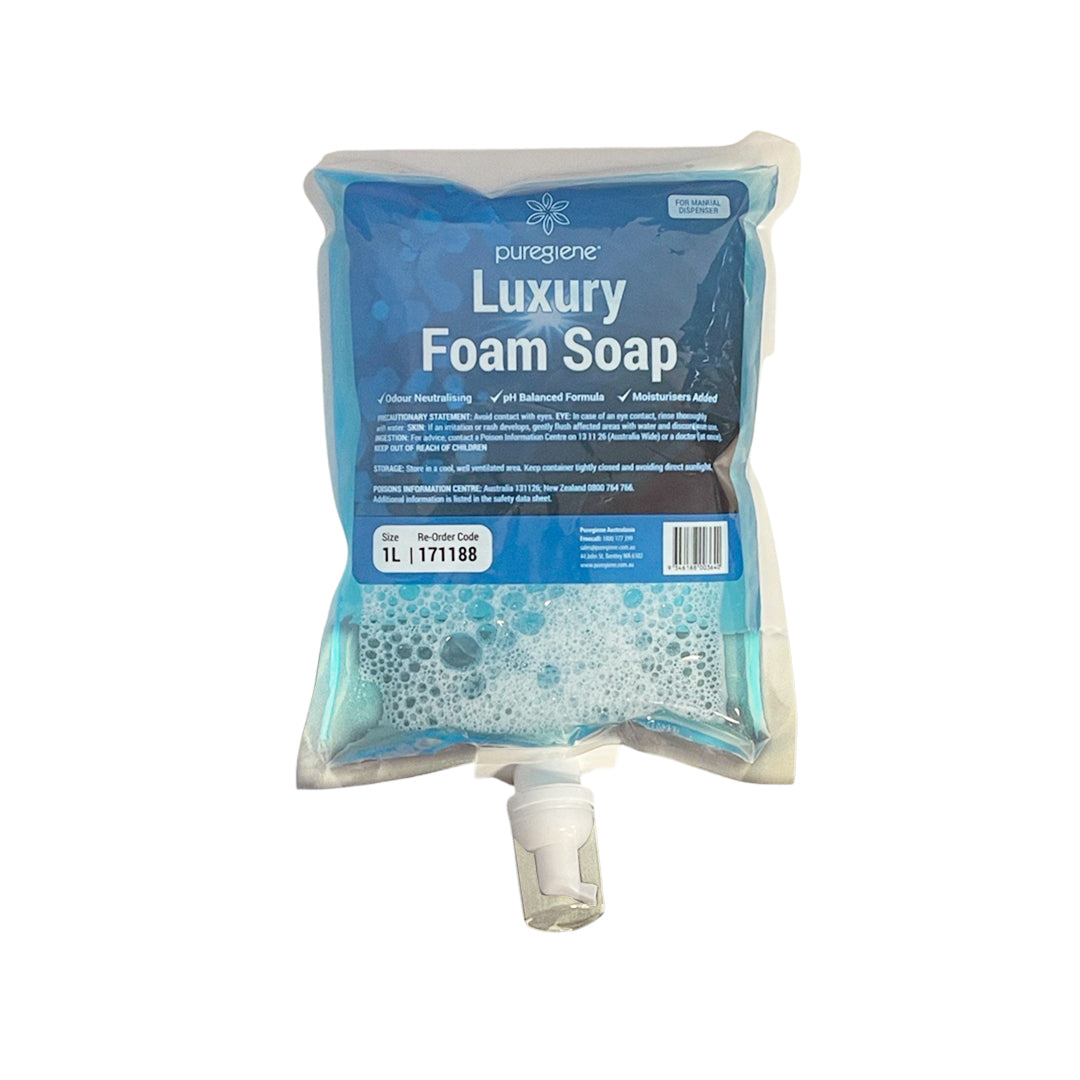 Abco Puregiene® Luxury Foam Soap Refill 1L Carton 8