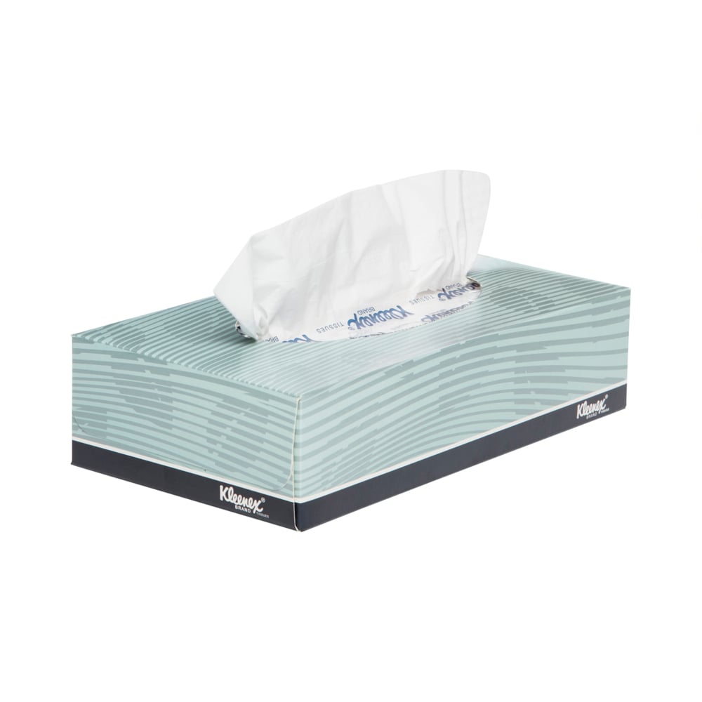 KLEENEX® Facial Tissue Box 2 Ply Flat Box, 48 Boxes
