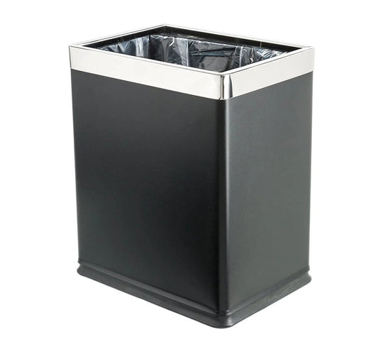 Dolphy 10 L Black Stainless Steel Dustbin