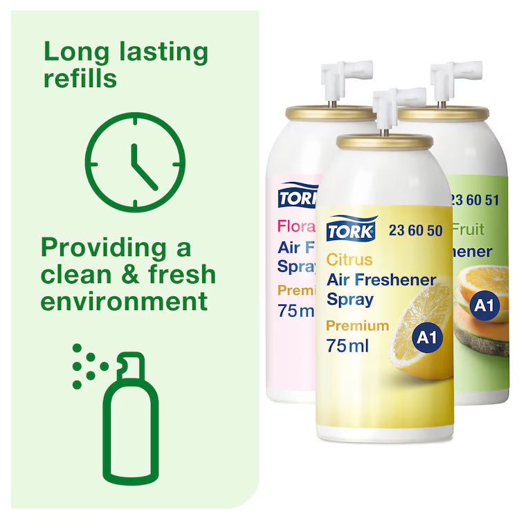 Tork Mixed Pack Air Freshener Spray A1 - 12 cans