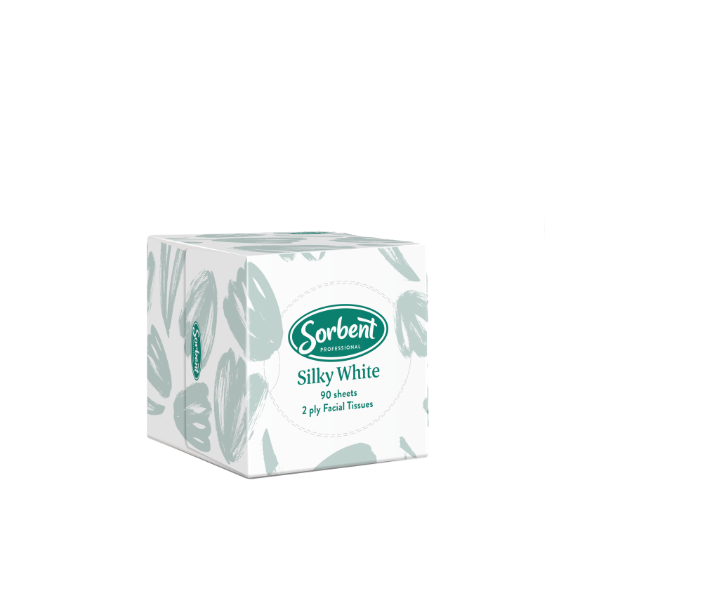 Sorbent Facial Tissue Cube 2 ply 90 sheets