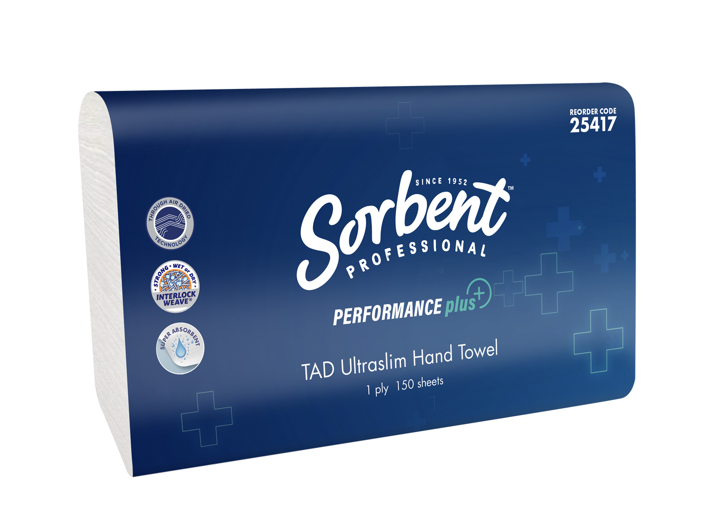 Sorbent Performance Plus – Ultraslim TAD Hand Towel 1ply 150 sheets
