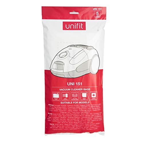 Unifit Uni 151 Vacuum Cleaner Bags 5 Pack