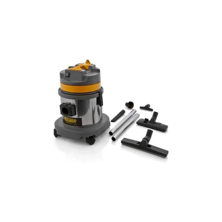 Pullman CB15 1000W 15L Wet/Dry Stainless Steel Commercial Canister Vacuum Cleaner