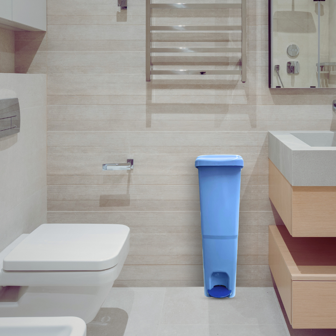 Lady Sanitary Bin 18L Feminine Hygiene Disposal Bin Female Washroom Bin
