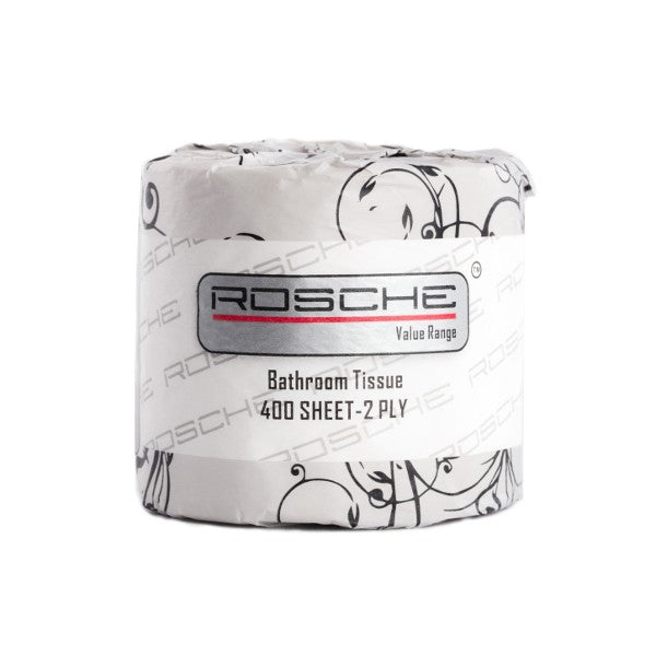 Rosche Value Range 2 Ply 400 Sheet Bathroom Tissue 48 Rolls