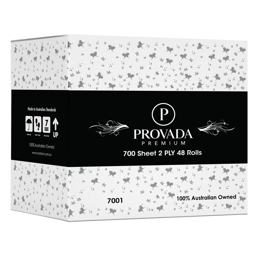 PROVADA Premium 700 Sheets Toilet Tissues - Cleaning Supplies