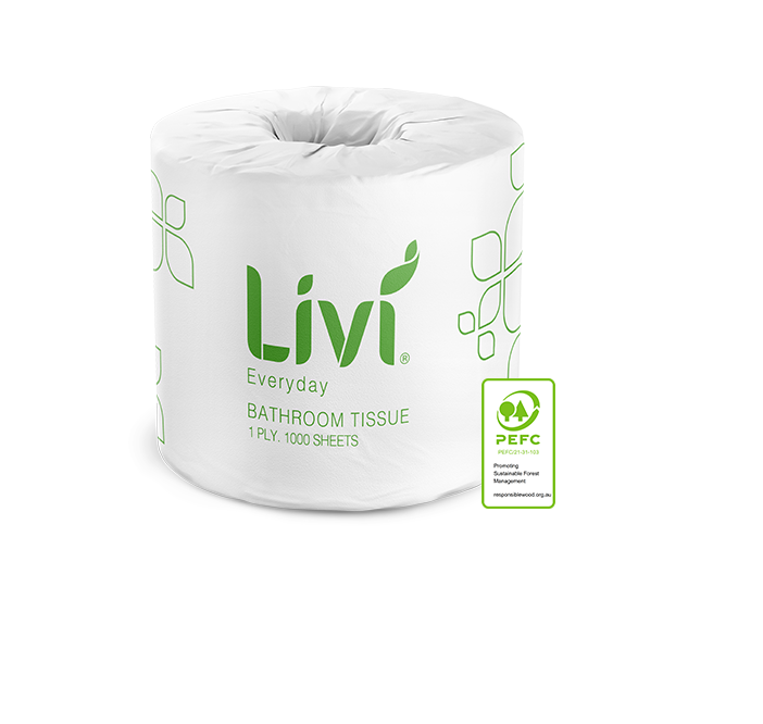 Livi Everyday Toilet Tissue 1 Ply 1000 Sheets