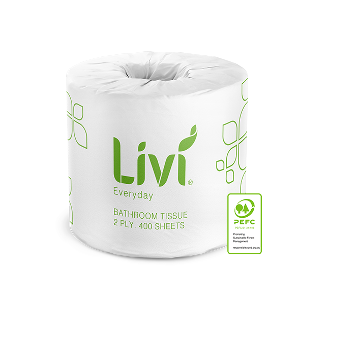 Livi Everyday Toilet Tissue 2 Ply 400 Sheets