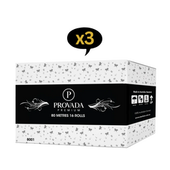 Provada Premium 1PLY 80M Roll Towel 16 Rolls