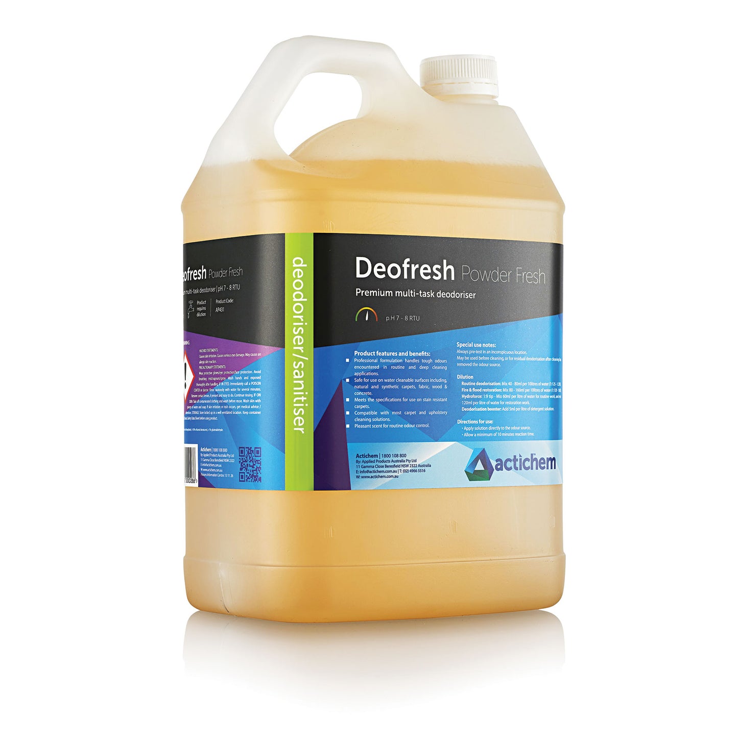 Actichem DeoFresh - Powder Fresh Floral - 5Lt, 20Lt