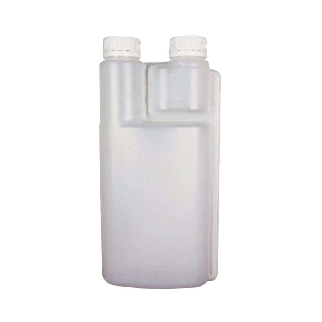 Agar 1Lt Twin chamber bottle + 2 caps