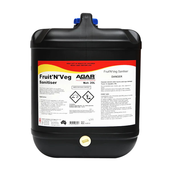Agar Fruit 'N' Veg Sanitiser - 5L