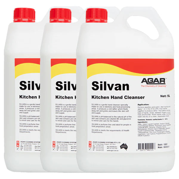 Agar Silvan Kitchen Hand Cleanser - 5L
