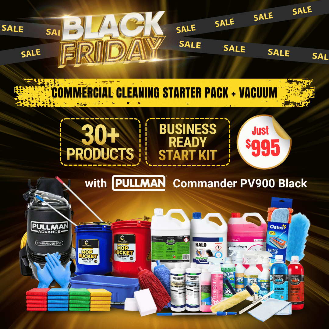 Commercial Cleaning Starter Pack for Cleaners BF