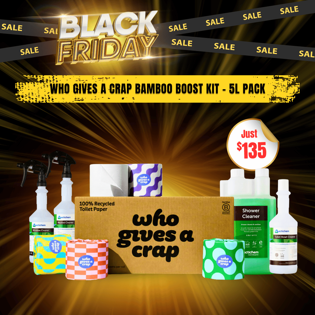 Who Gives a Crap Recycle kit Starter pack BF