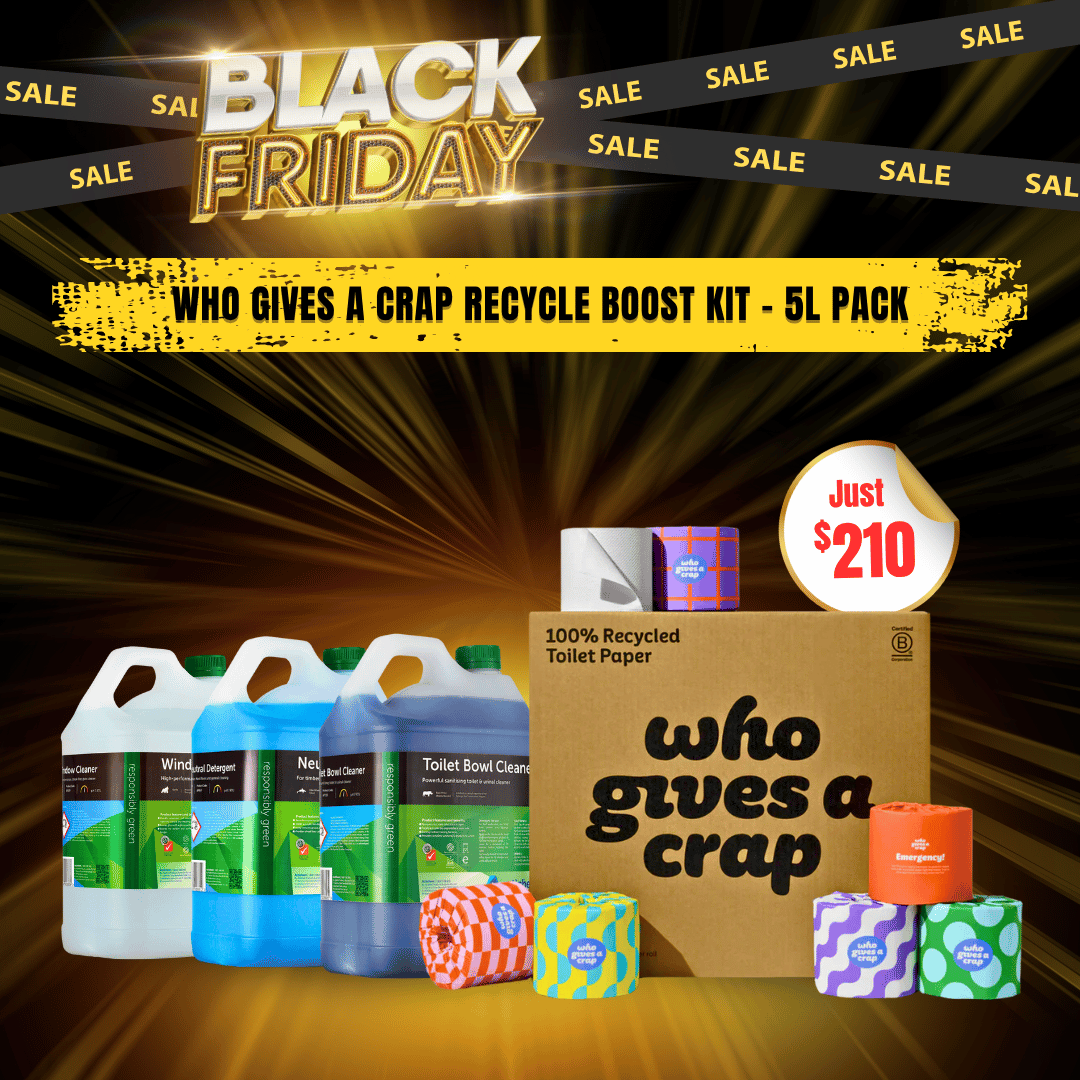 Who Gives a Crap Recycle Boost Kit - 5L Pack BF