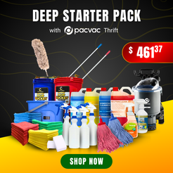 Domestic Cleaner Starter Pack - Professional Home Cleaning Tools and Supplies Kit