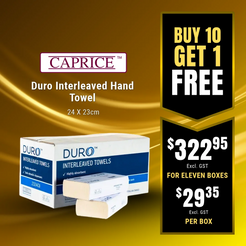 Caprice Duro Interleaved Hand Towel 24 X 23cm