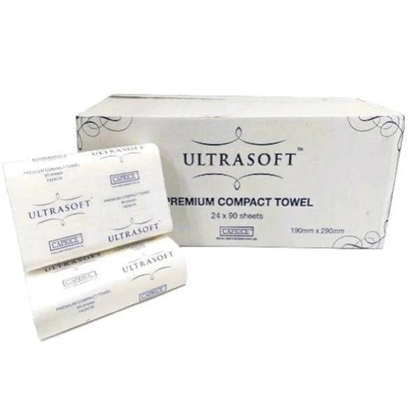 Caprice Ultrasoft Premium Compact Towel 19cm x 29cm