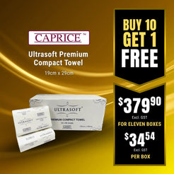 Caprice Ultrasoft Premium Compact Towel 19cm x 29cm