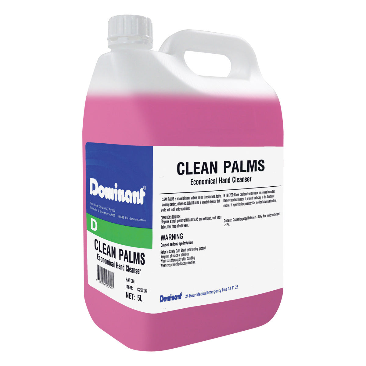 Dominant Clean Palms Economical Hand Clenser