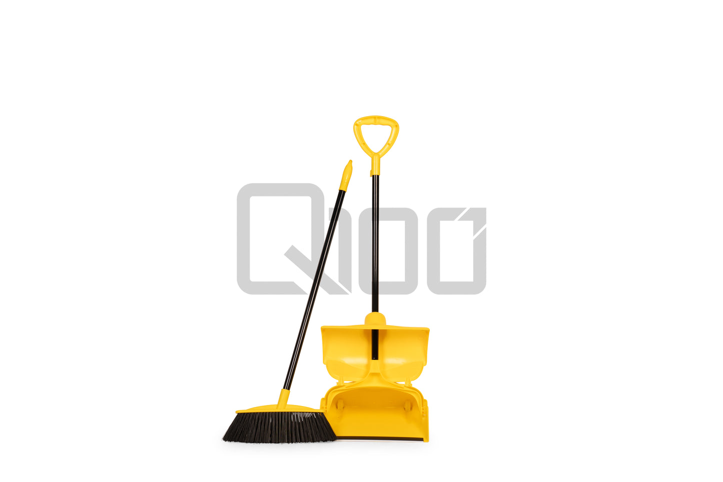 TSA Dustpan with brush -Black and Yellow