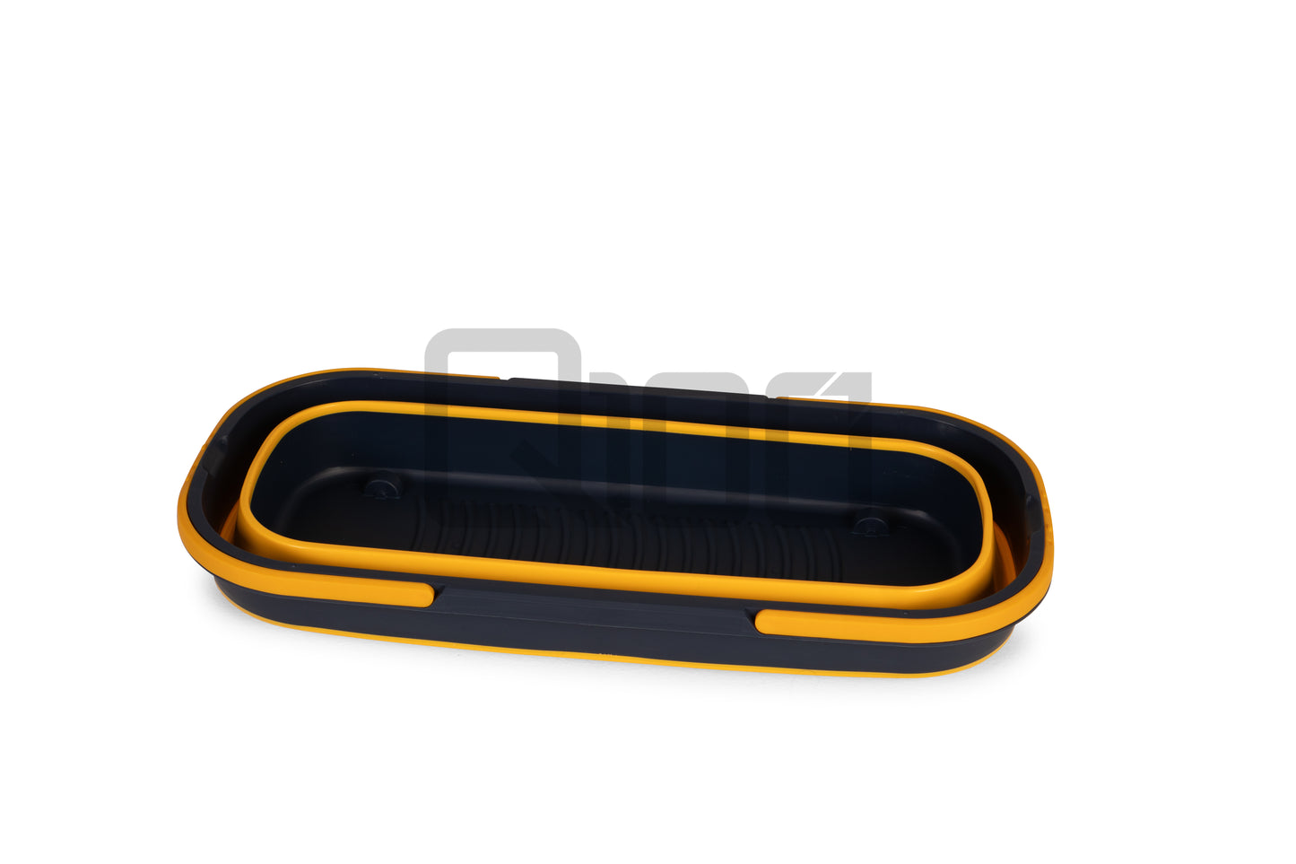 TSA Foldable Mop Bucket - White & Grey/Blue & Orange