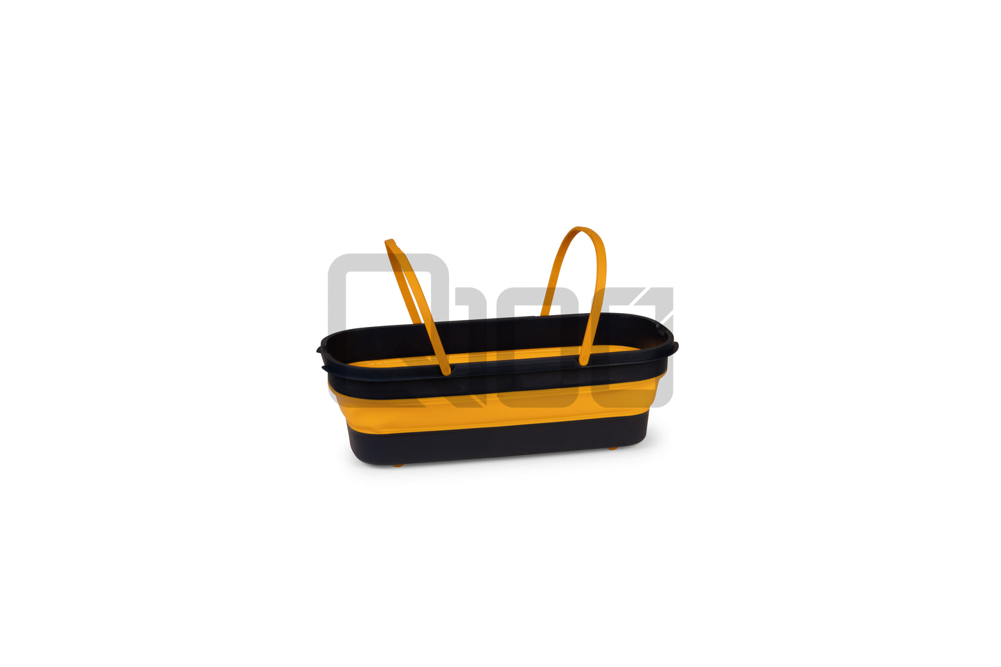 TSA Foldable Mop Bucket - White & Grey/Blue & Orange