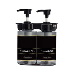 Dolphy Liquid Soap Dispenser 300ml - Transparent Black