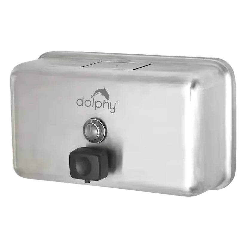 Dolphy Corrosion Resistant Horizontal S/S Soap Dispenser 1200mL