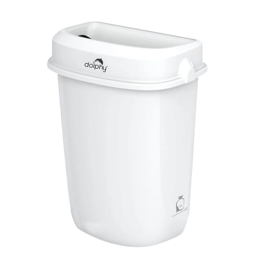 Dolphy PLAZA Rubbish Bins White - 32L