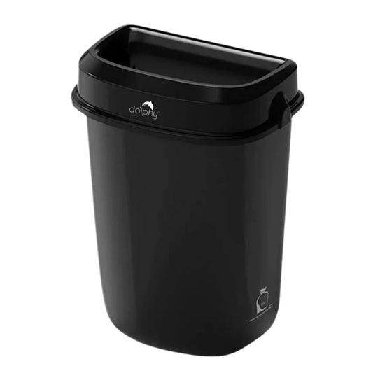 Dolphy PLAZA Rubbish Bins Black - 32L