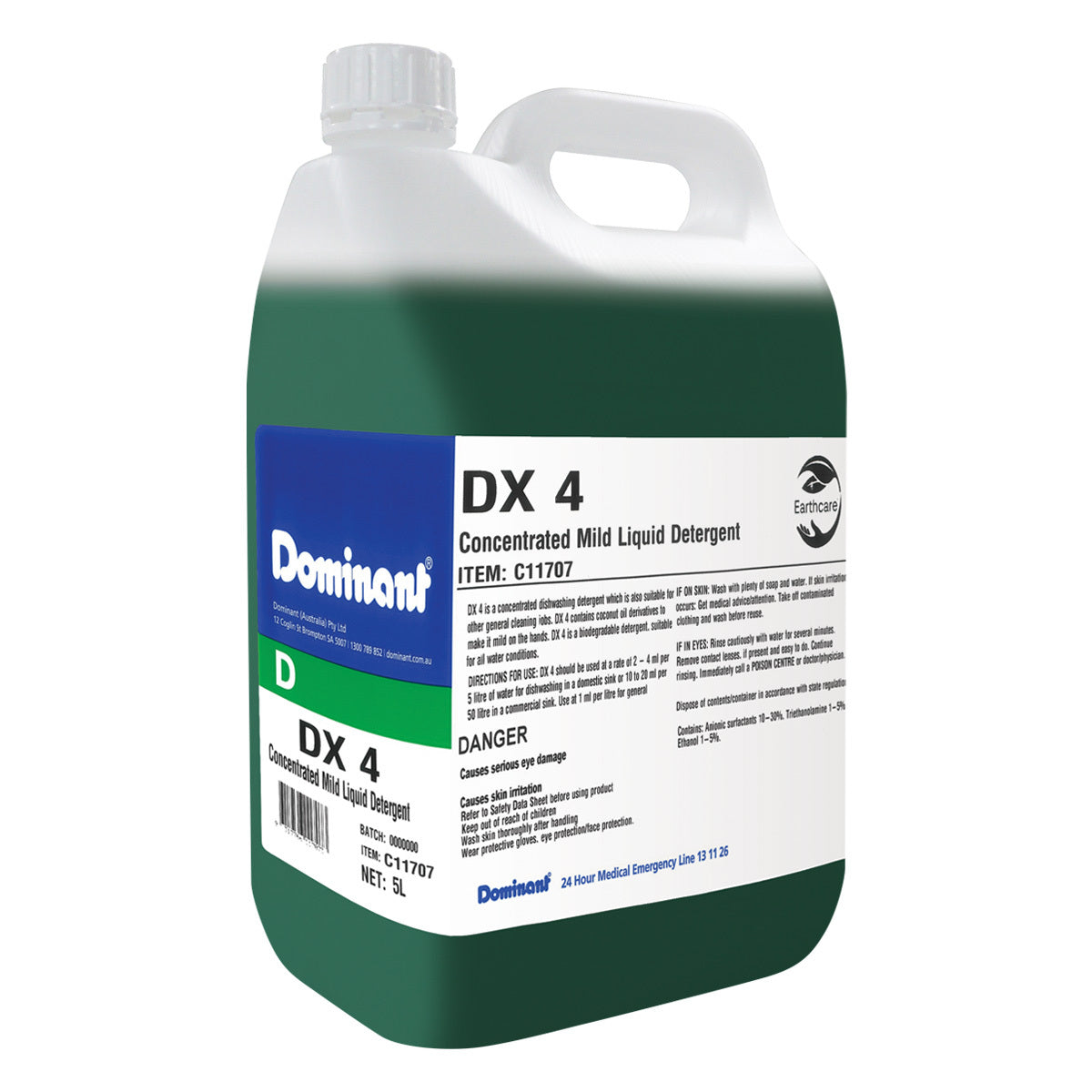 Dominant DX4 Manual Dishwashing Detergent 5L