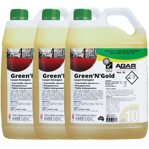 Agar Green 'N' Gold Carpet Detergent