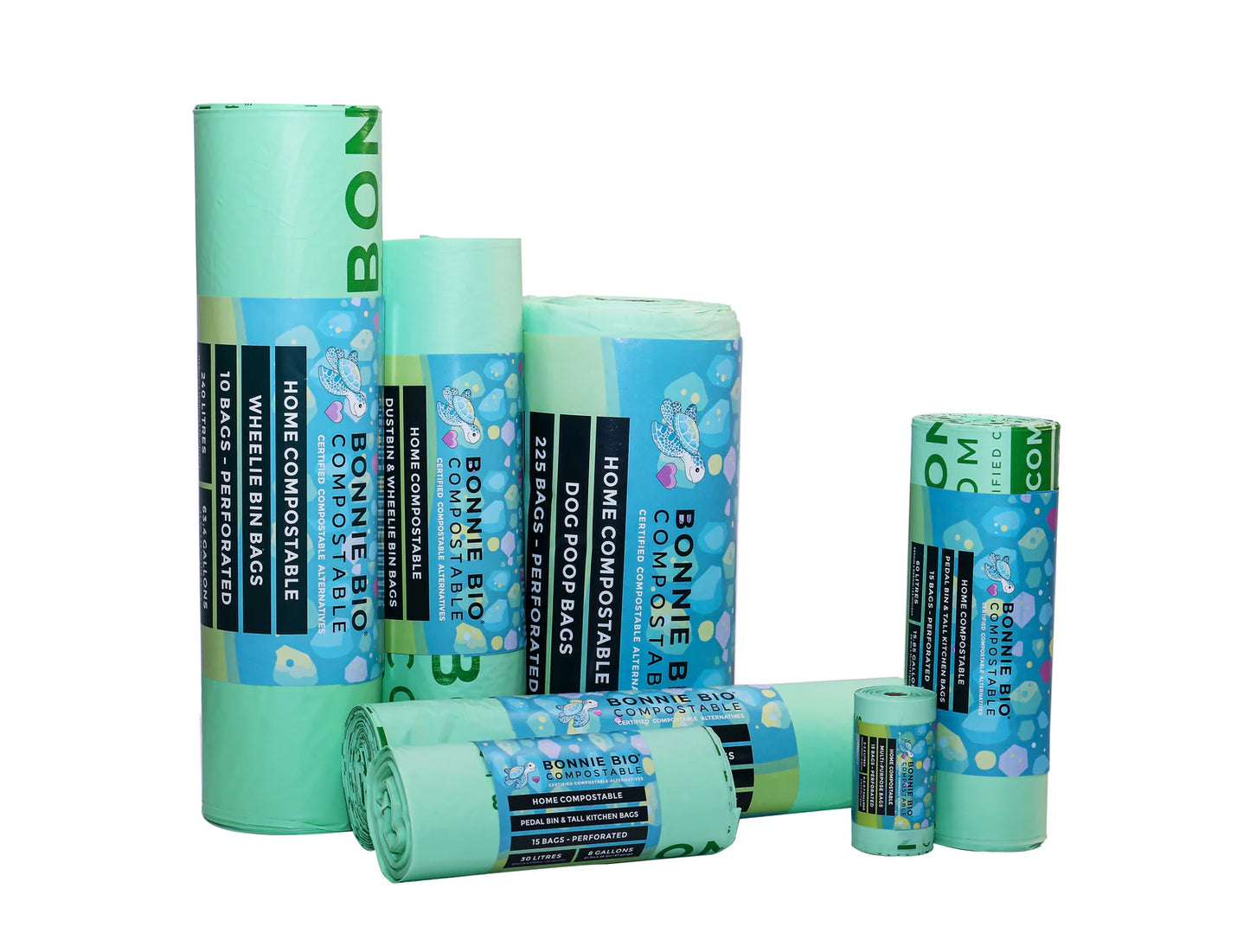 Bonnie Bio 30L Compostable Bin & Rubbish Bags
