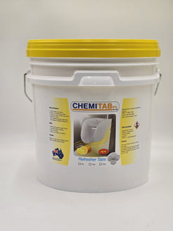 CHEMITAB Lemon & Orange Zest Scented Urinal Blockettes Refresher Tablets