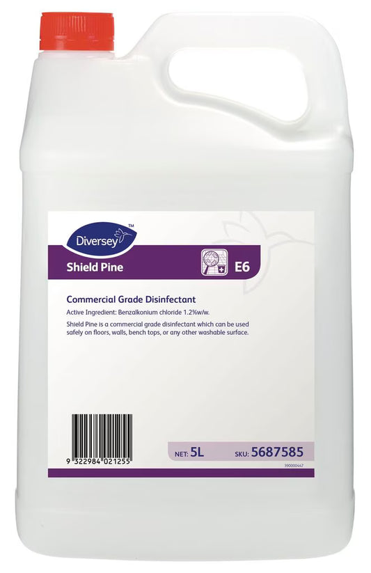 Diversey Shield Pine 5L - Commercial Grade Disinfectant Cleaner
