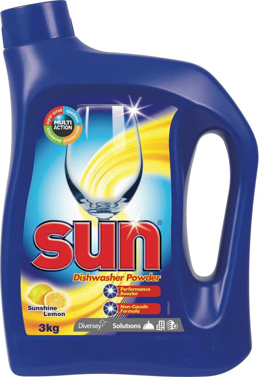 DIversey Sun Lemon Dishwasher Powder 3kg - Dishwasher Powder